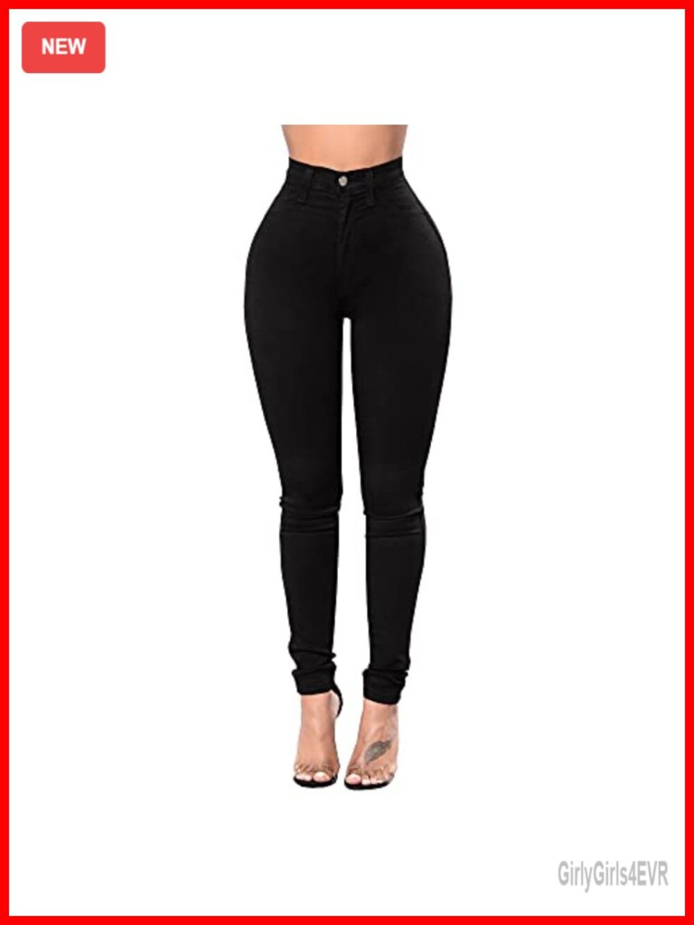 High Waisted Butt Lift Skinny Stretch Jeans